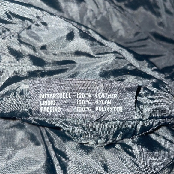 Fmc leather biker jacket size 46 smoke and pet friendly - Picture 2 of 5